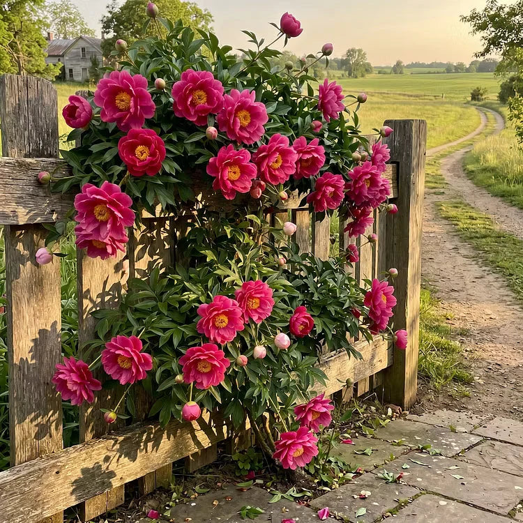 🌸 Rare Climbing Peony Bulbs 🪴 Big Full Blooms, Cold Hardy Perennial, Easy to Grow Garden Favorite 🔥 Buy 6 Get 6 Free Bulbs 🔥