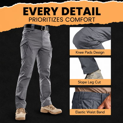 Pack of 3 Offer 😍 Men’s Premium Multi-Purpose Tactical Cargo Pants | Black, Blue & Grey