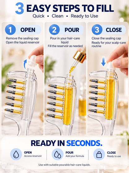 RootGlide Hair Oil Applicator Comb