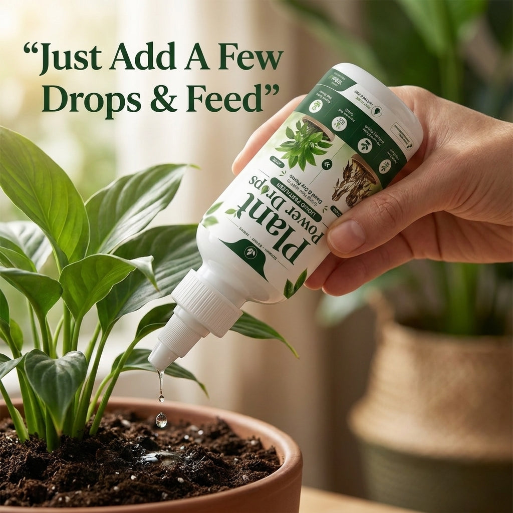 Plant Power Drops – Liquid Fertilizer For Plants 💧🌿