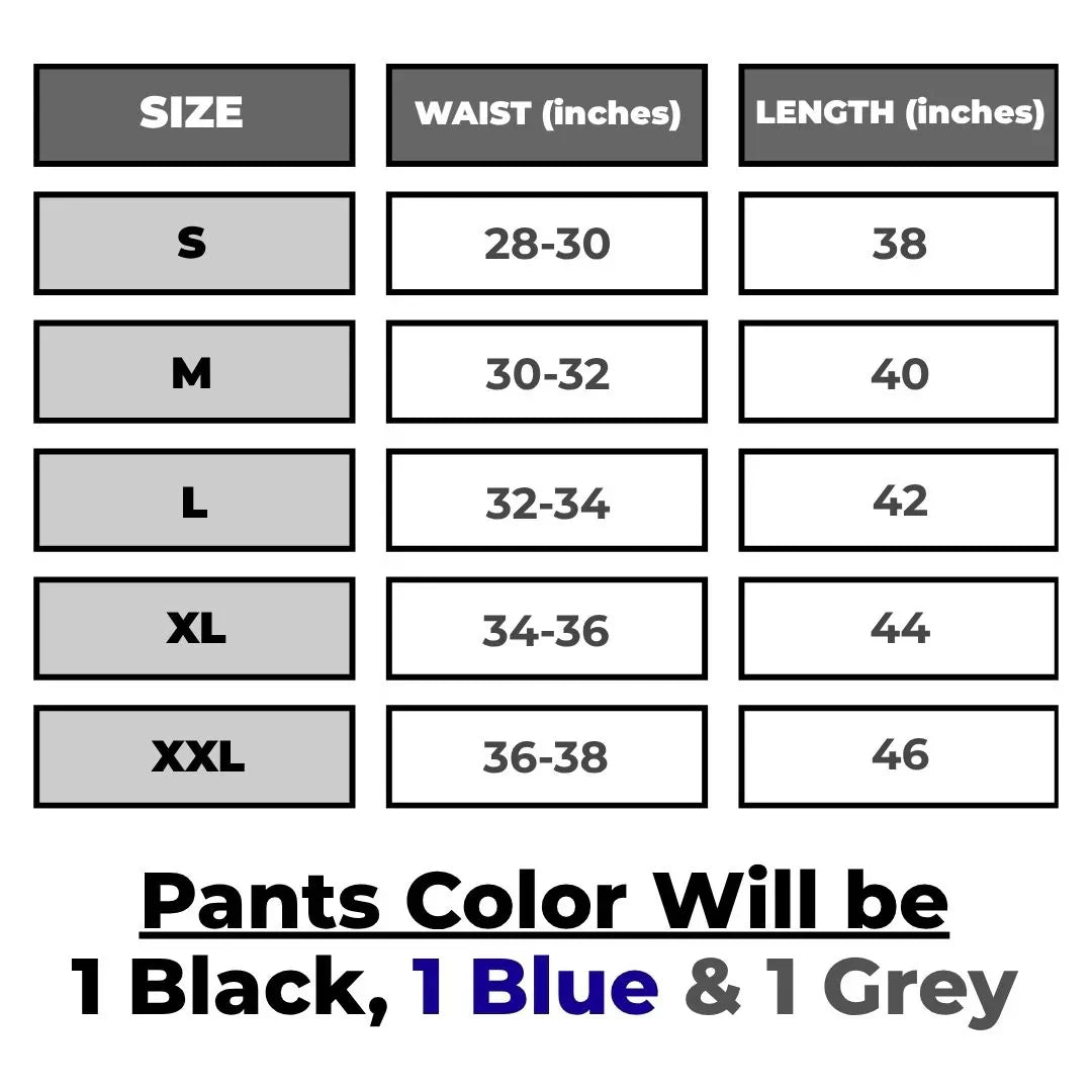 Pack of 3 Offer 😍 Men’s Premium Multi-Purpose Tactical Cargo Pants | Black, Blue & Grey