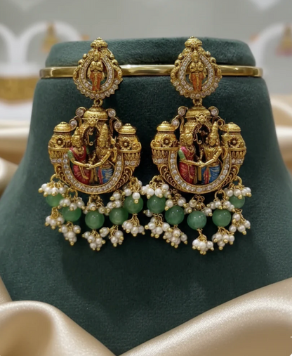 Handpainted Necklace Set
