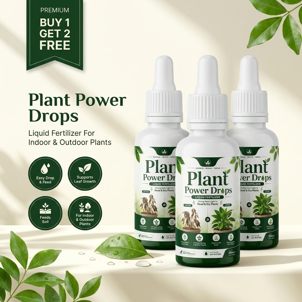 Plant Power Drops – Liquid Fertilizer For Plants 💧🌿